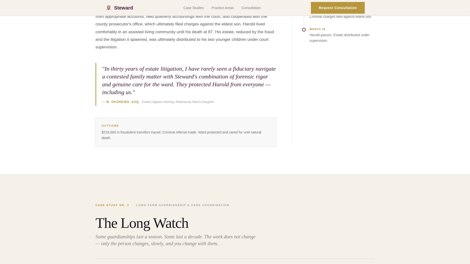 Family & Domestic Law Portfolio Website Template