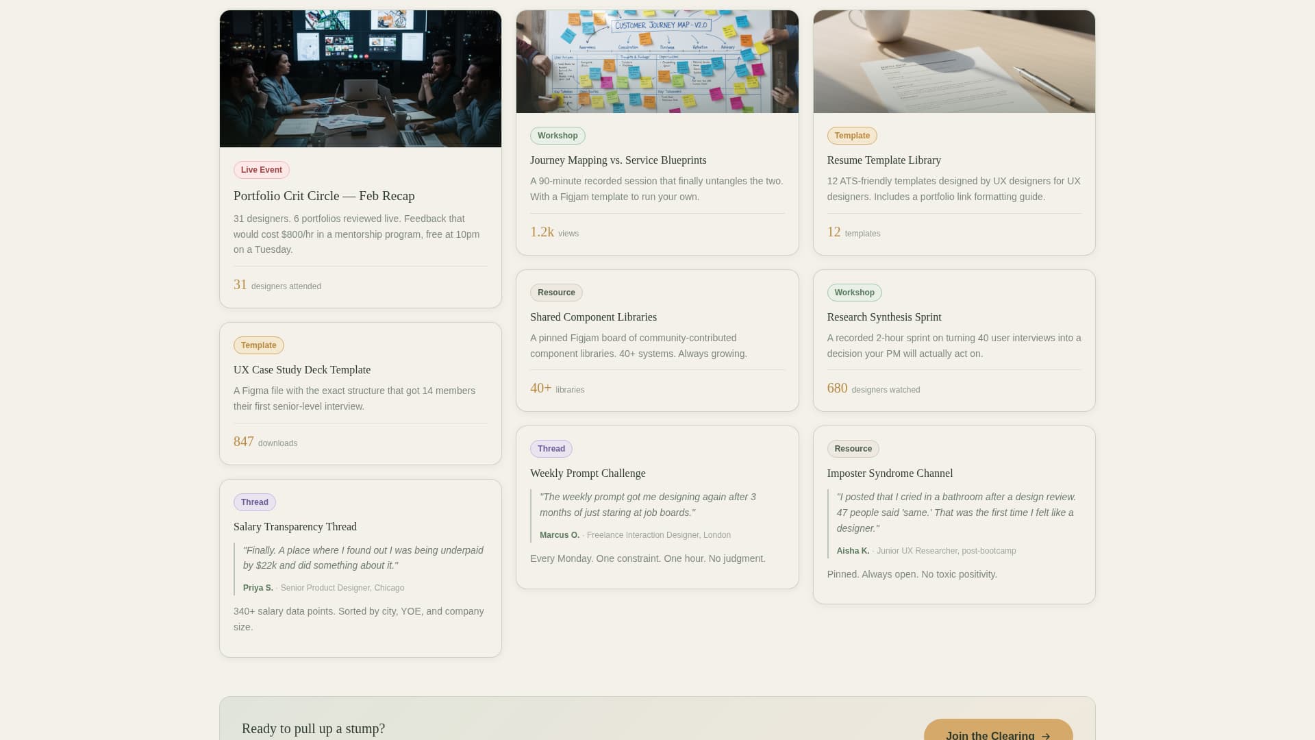Gather - Welcoming UX Designers Landing Page Template