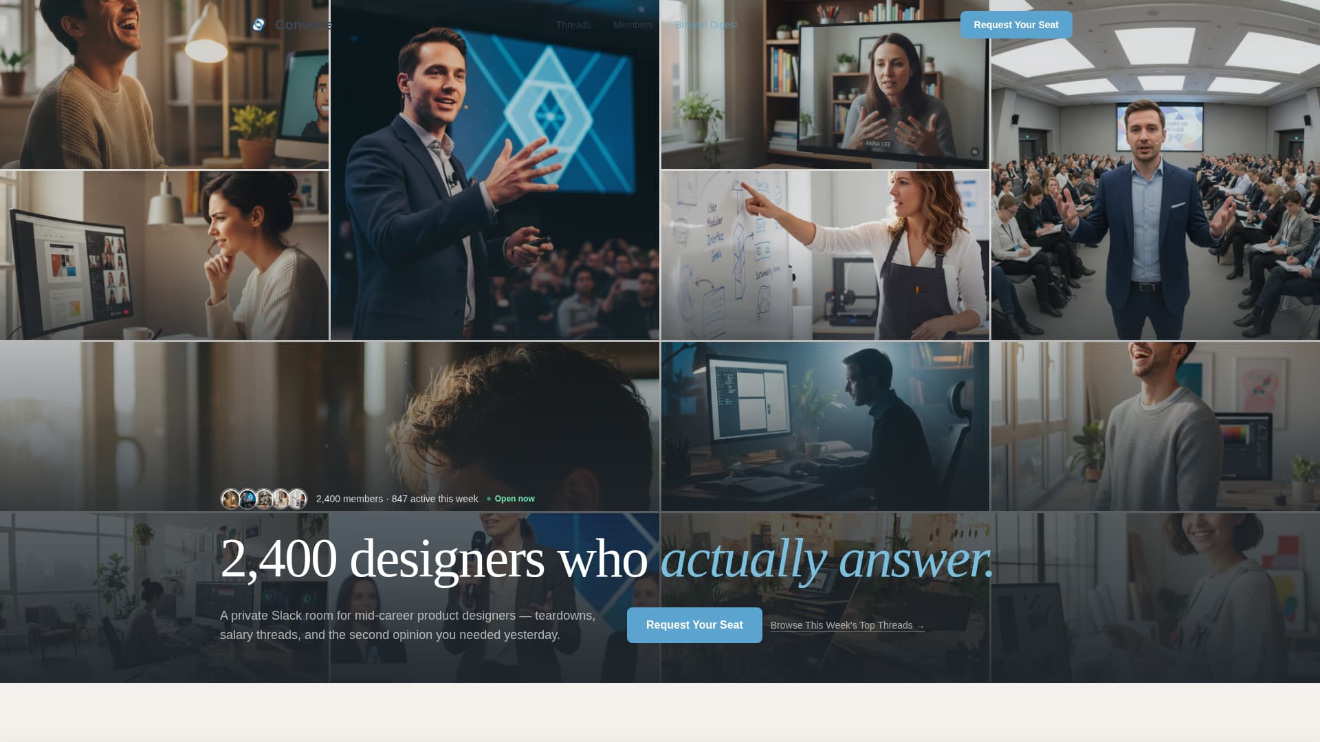 UX Designers Community Advanced Blog Website Template
