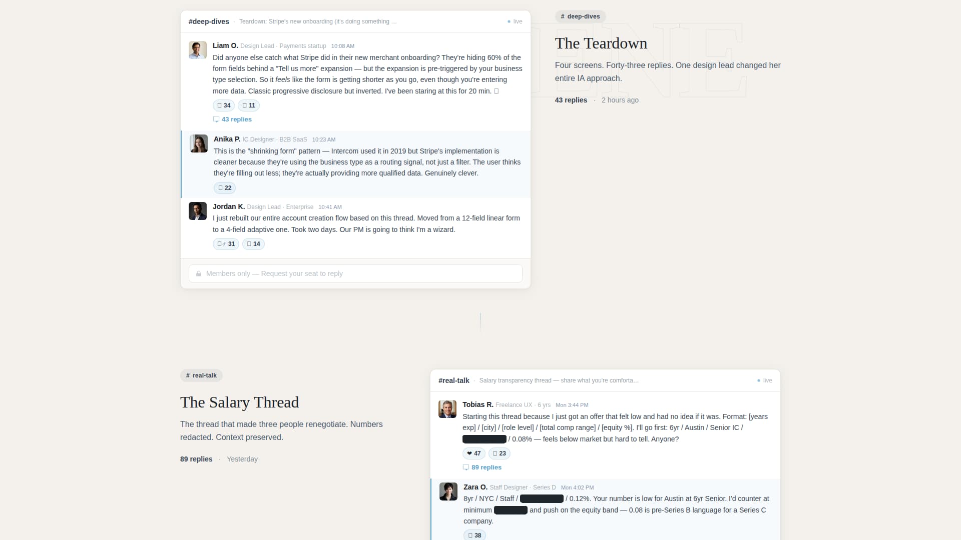 UX Designers Community Advanced Blog Website Template
