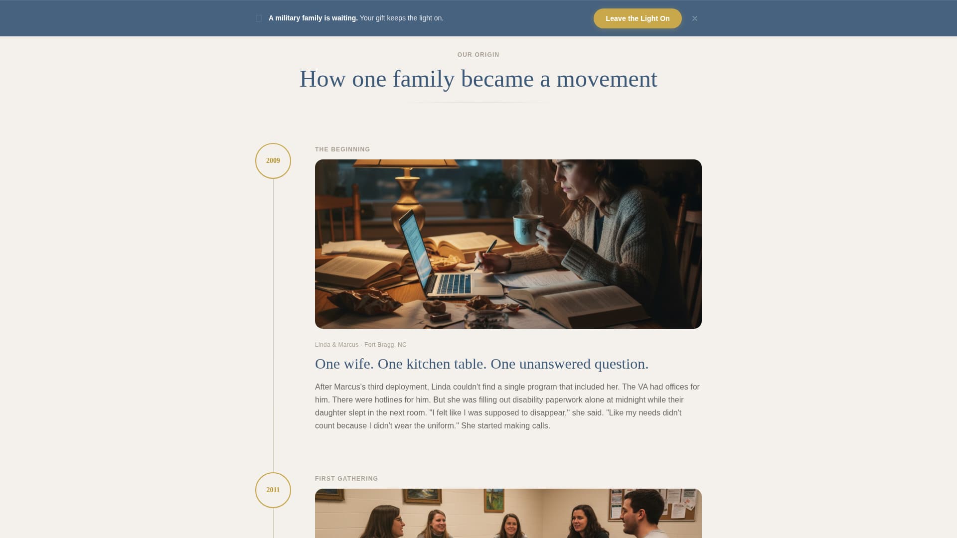 Veteran & Military Support Blog Website Template