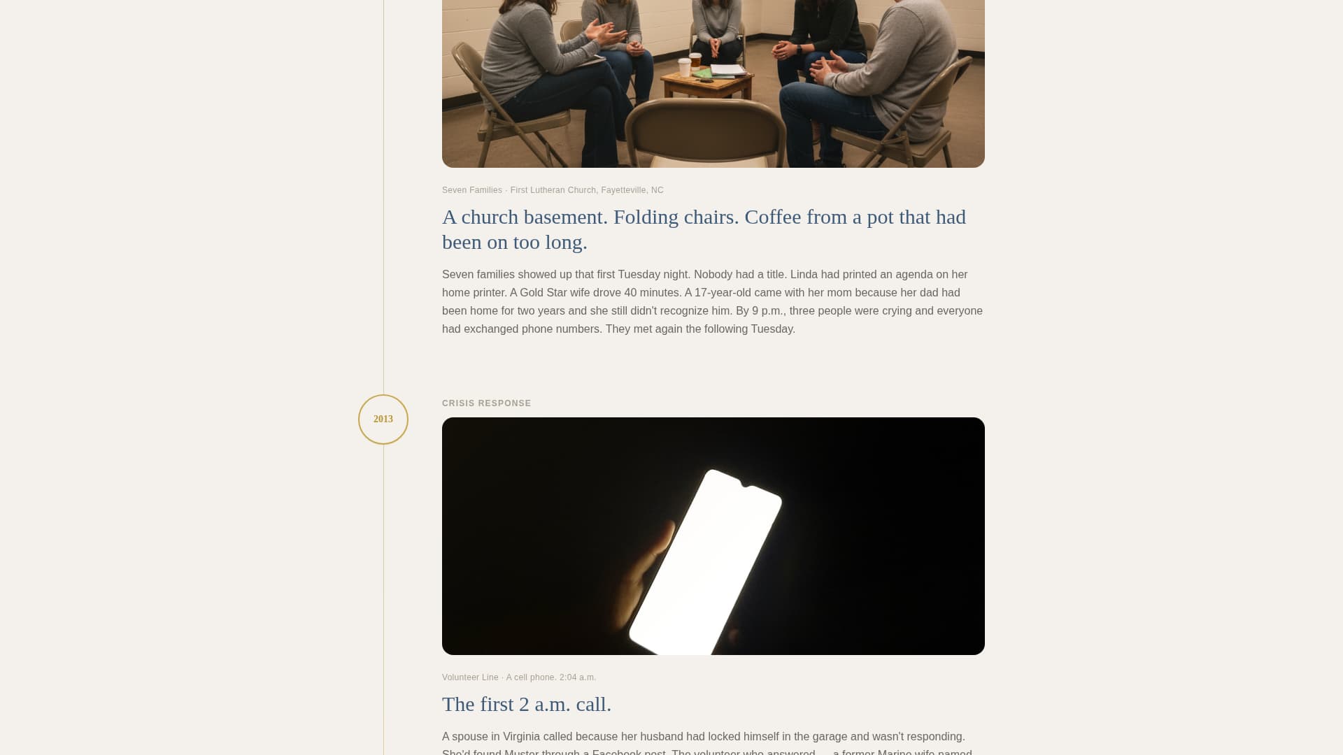 Veteran & Military Support Blog Website Template
