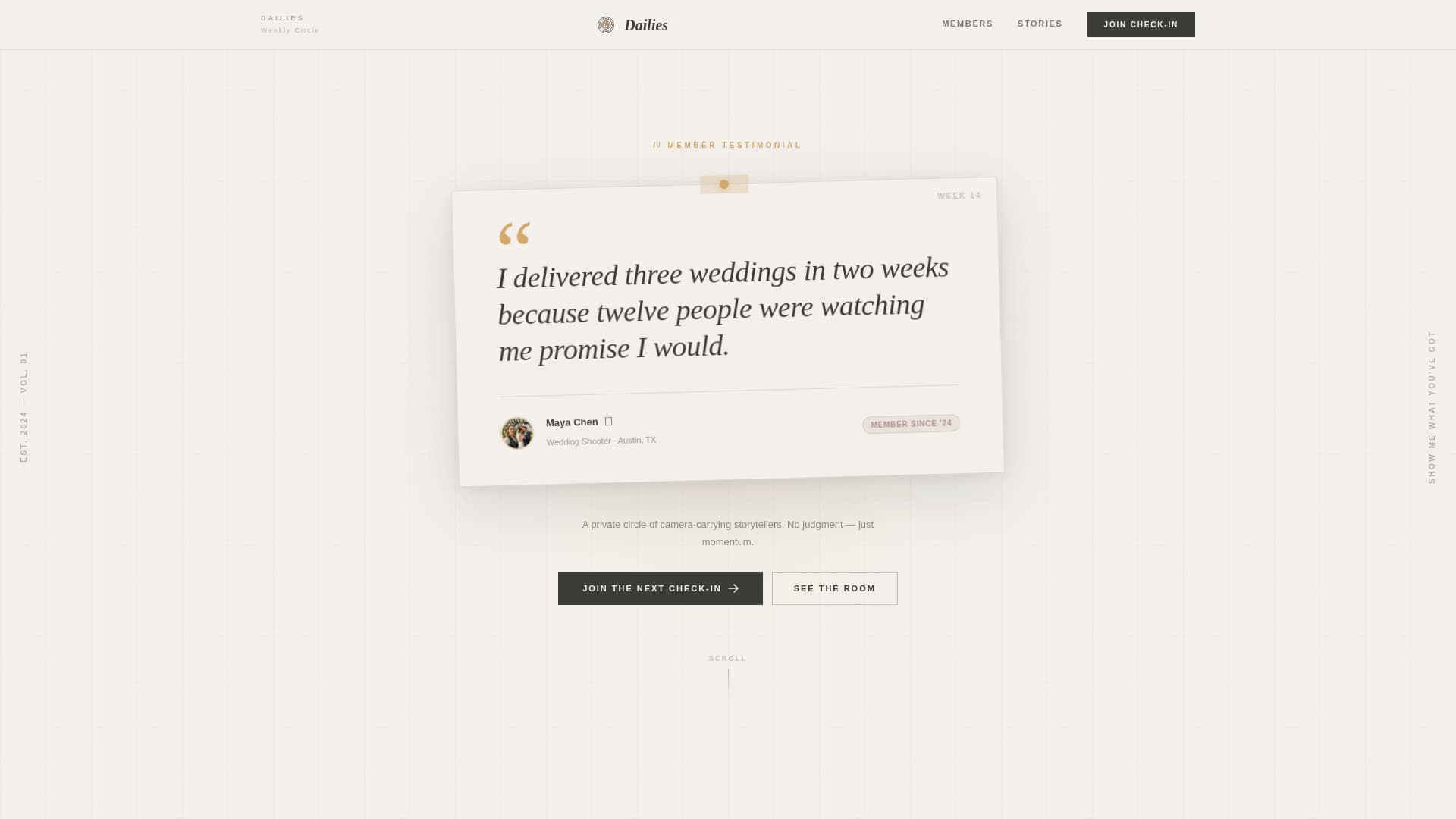 Videographers & Filmmakers Community Specialist Reviews Website Template