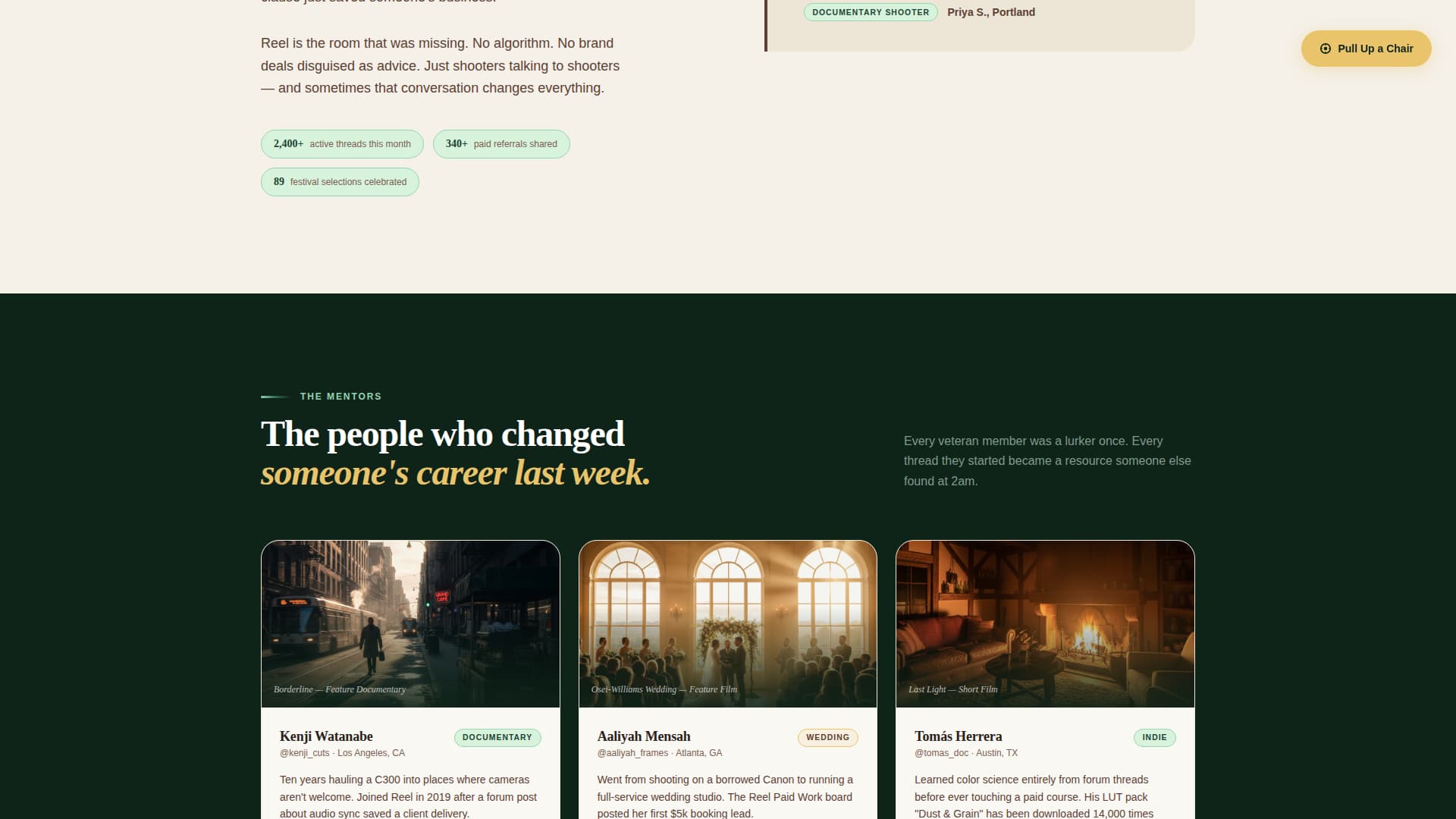 Videographers & Filmmakers Community Advanced Reviews Website Template