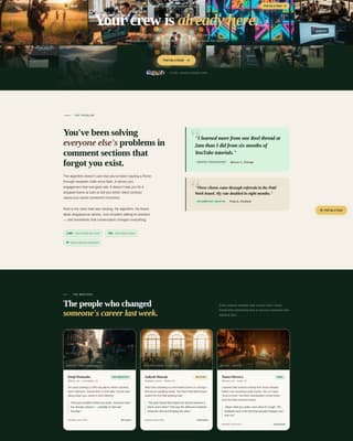 Videographers & Filmmakers Community Advanced Reviews Website Template