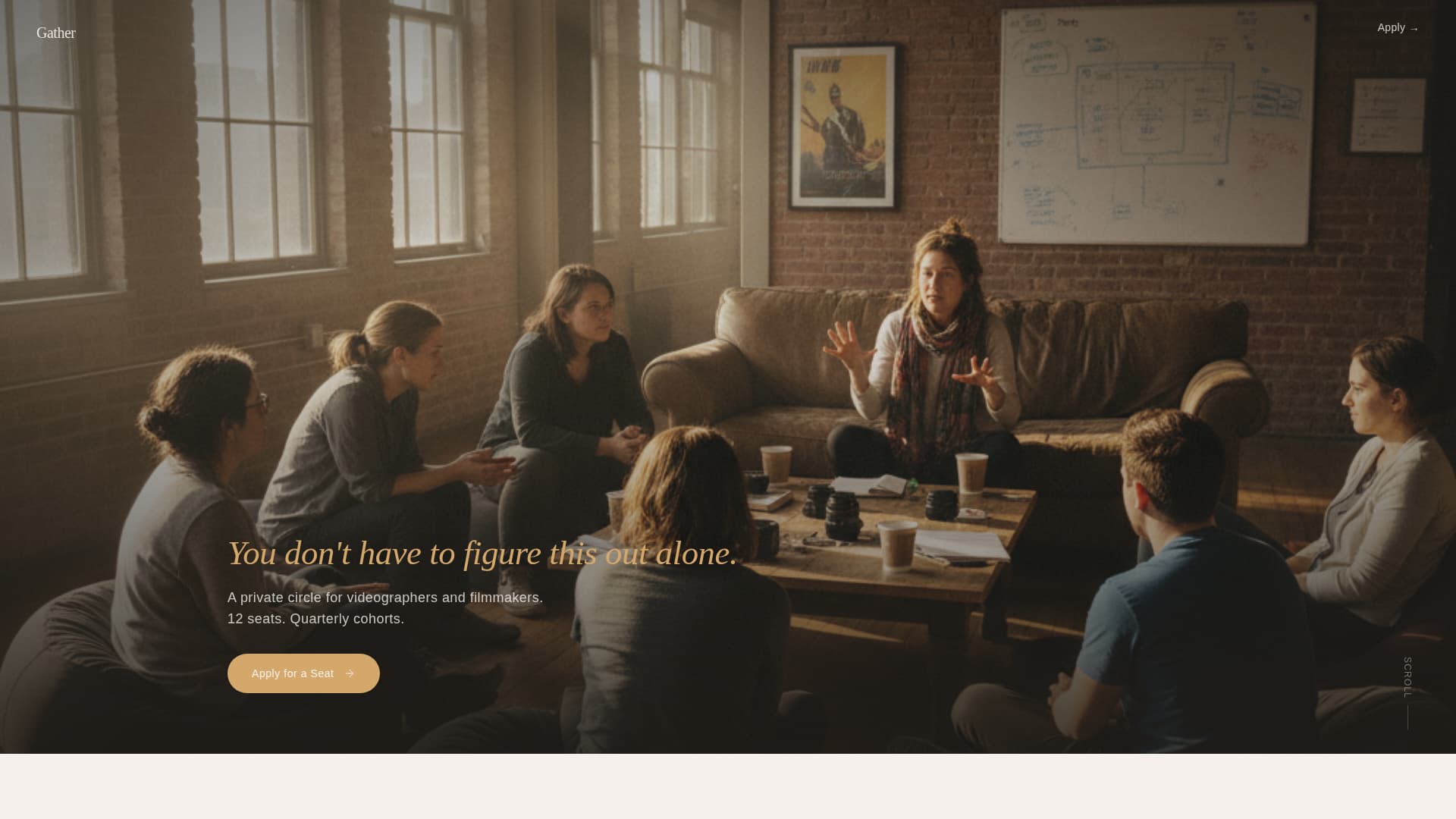 Videographers & Filmmakers Community Blog Website Template