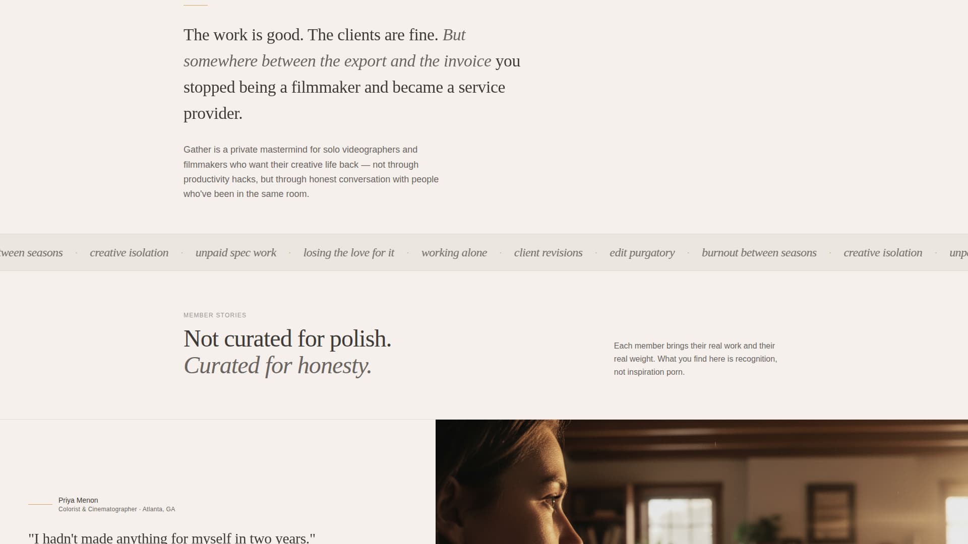Videographers & Filmmakers Community Blog Website Template