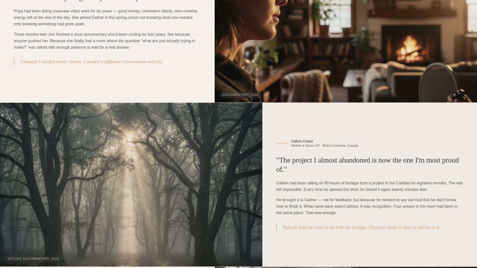 Videographers & Filmmakers Community Blog Website Template