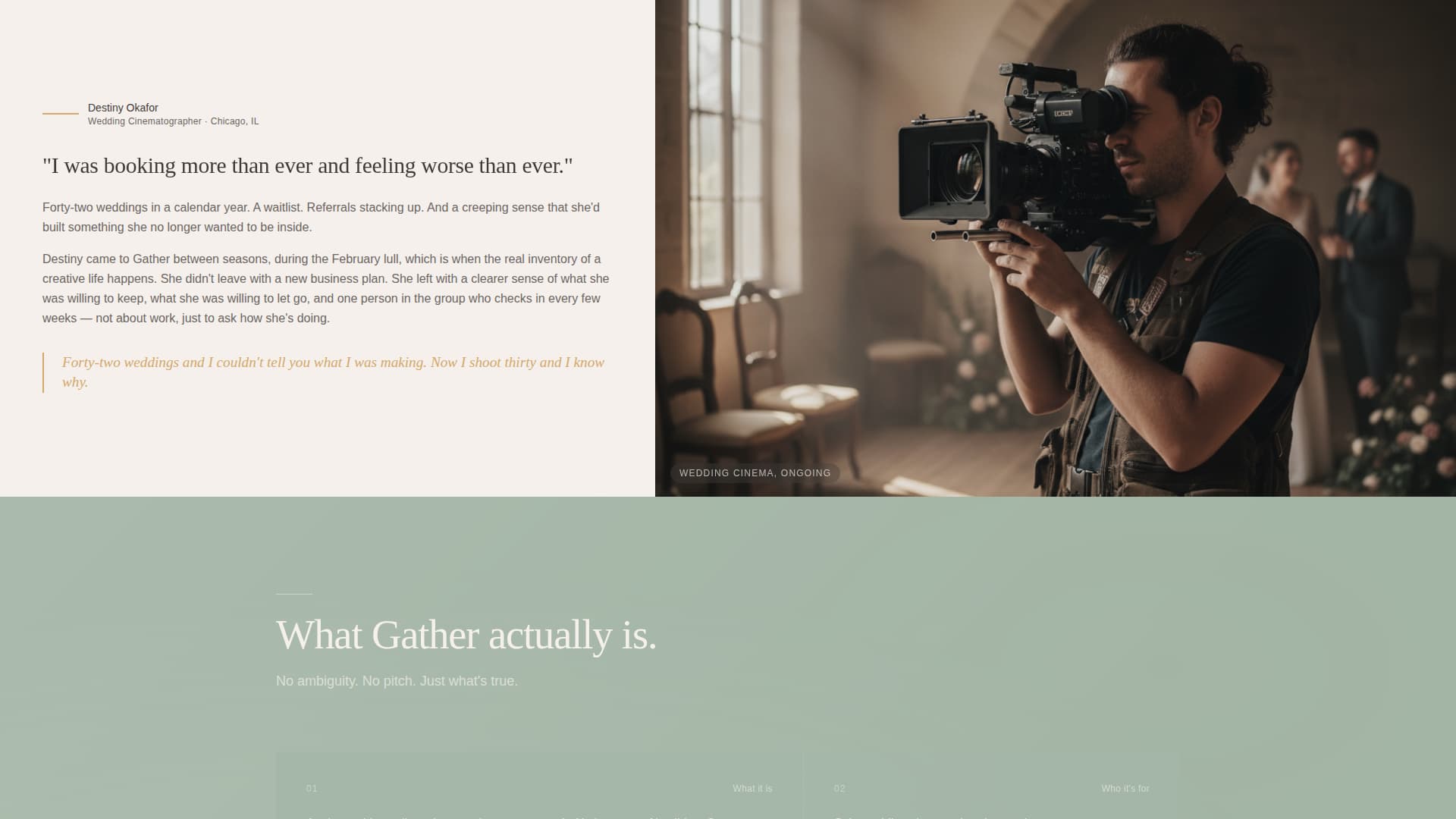 Videographers & Filmmakers Community Blog Website Template