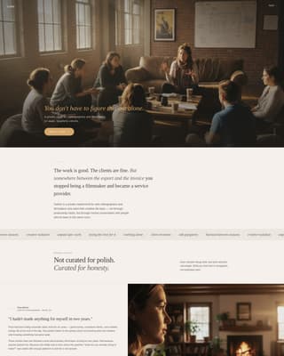Videographers & Filmmakers Community Blog Website Template