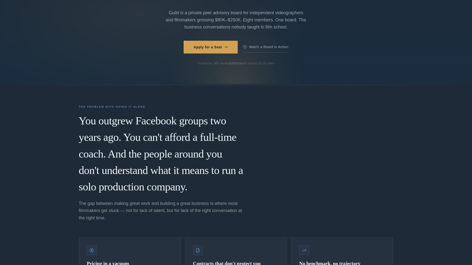 Videographers & Filmmakers Community Professional Website Template