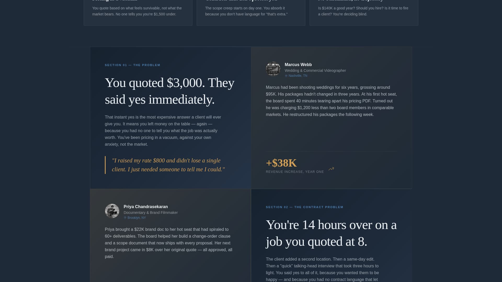 Videographers & Filmmakers Community Professional Website Template
