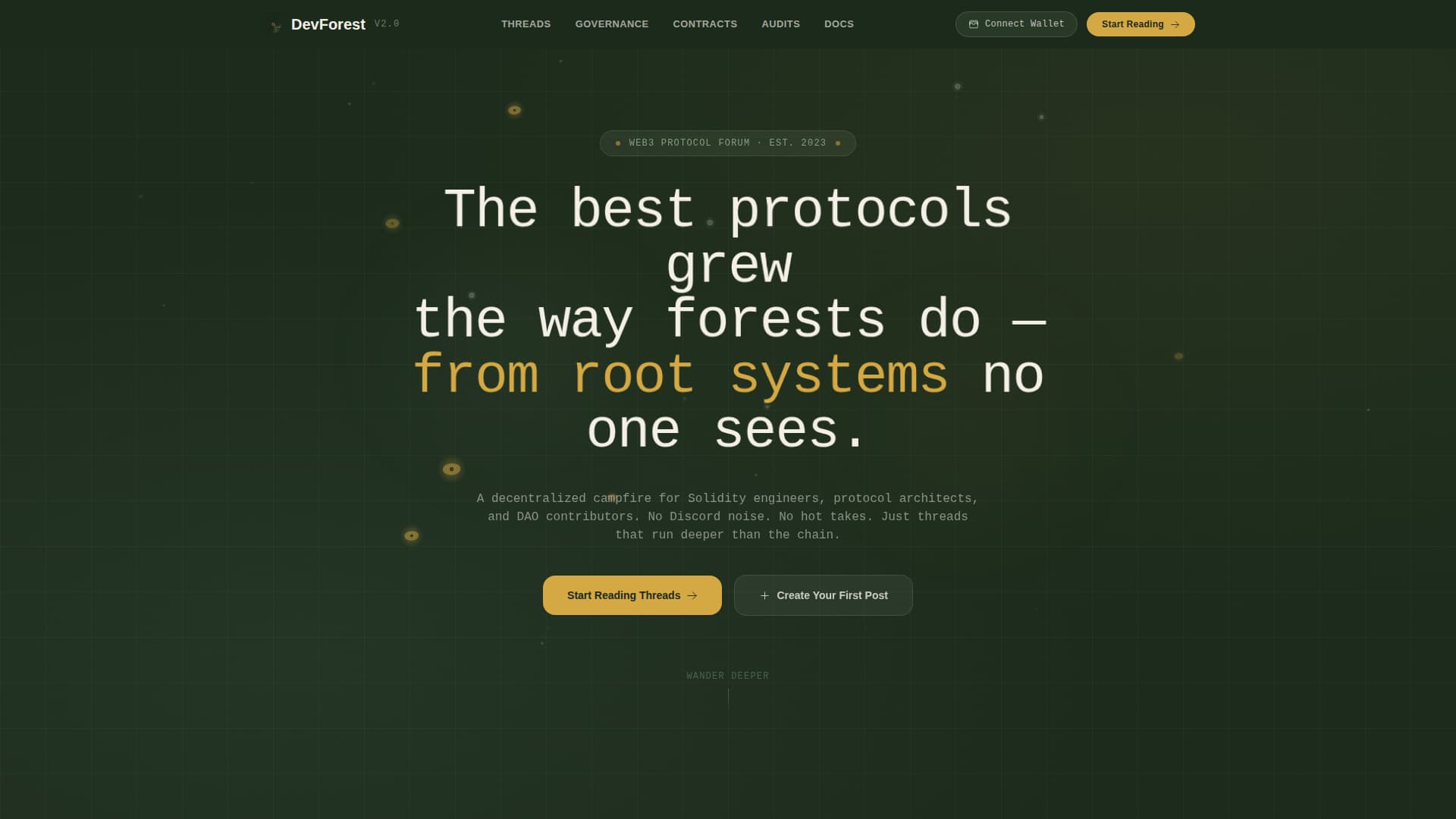 Web3 Developers Community Professional Website Template