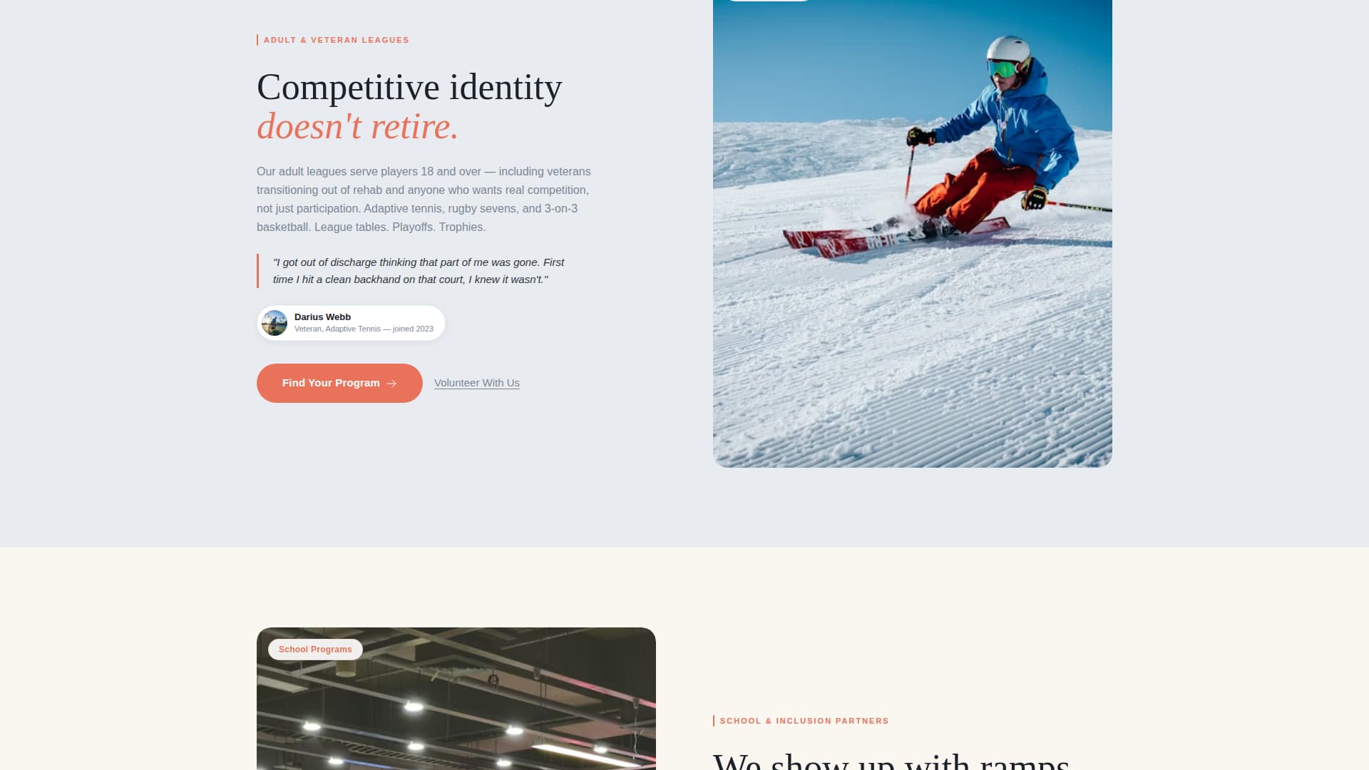Disability & Inclusion Nonprofit Professional Website Template