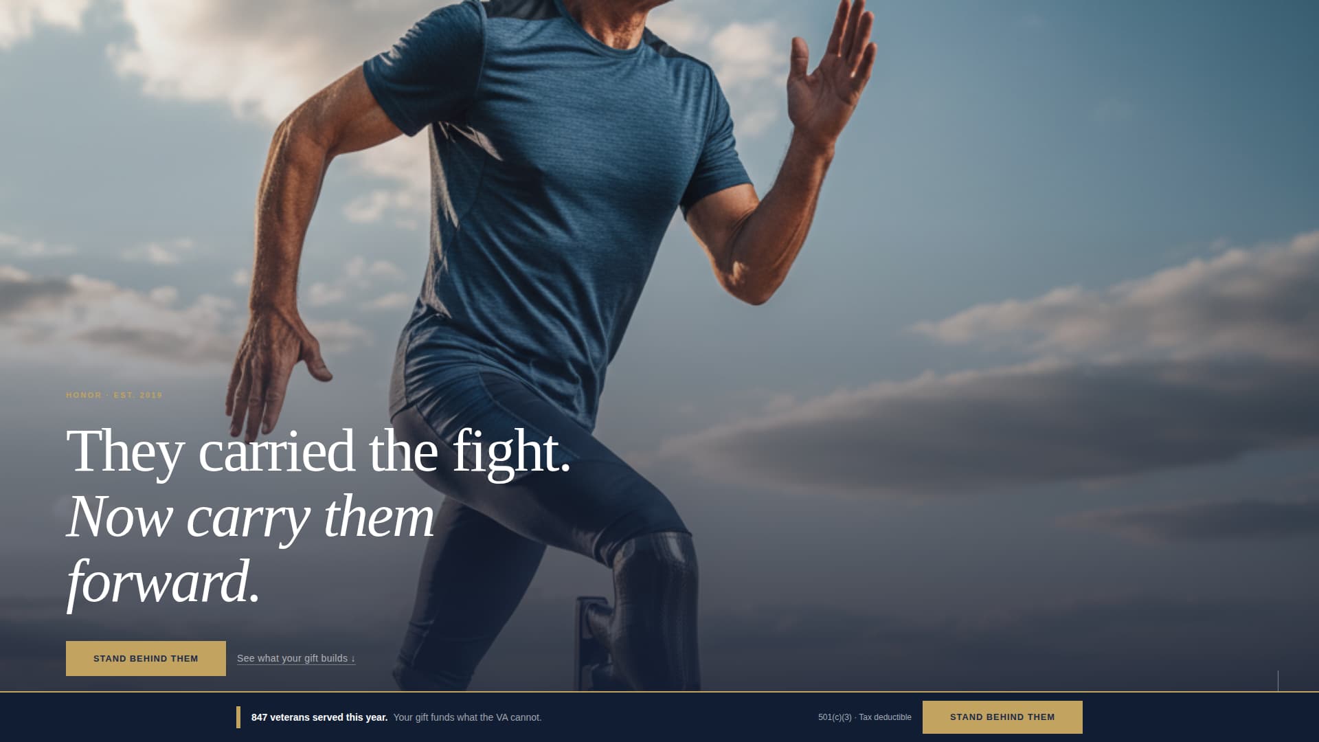 Veteran & Military Support Professional Website Template