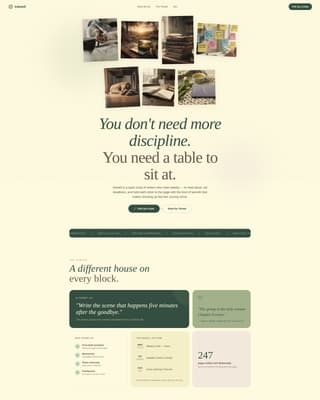 Writers & Authors Community Advanced Blog Website Template