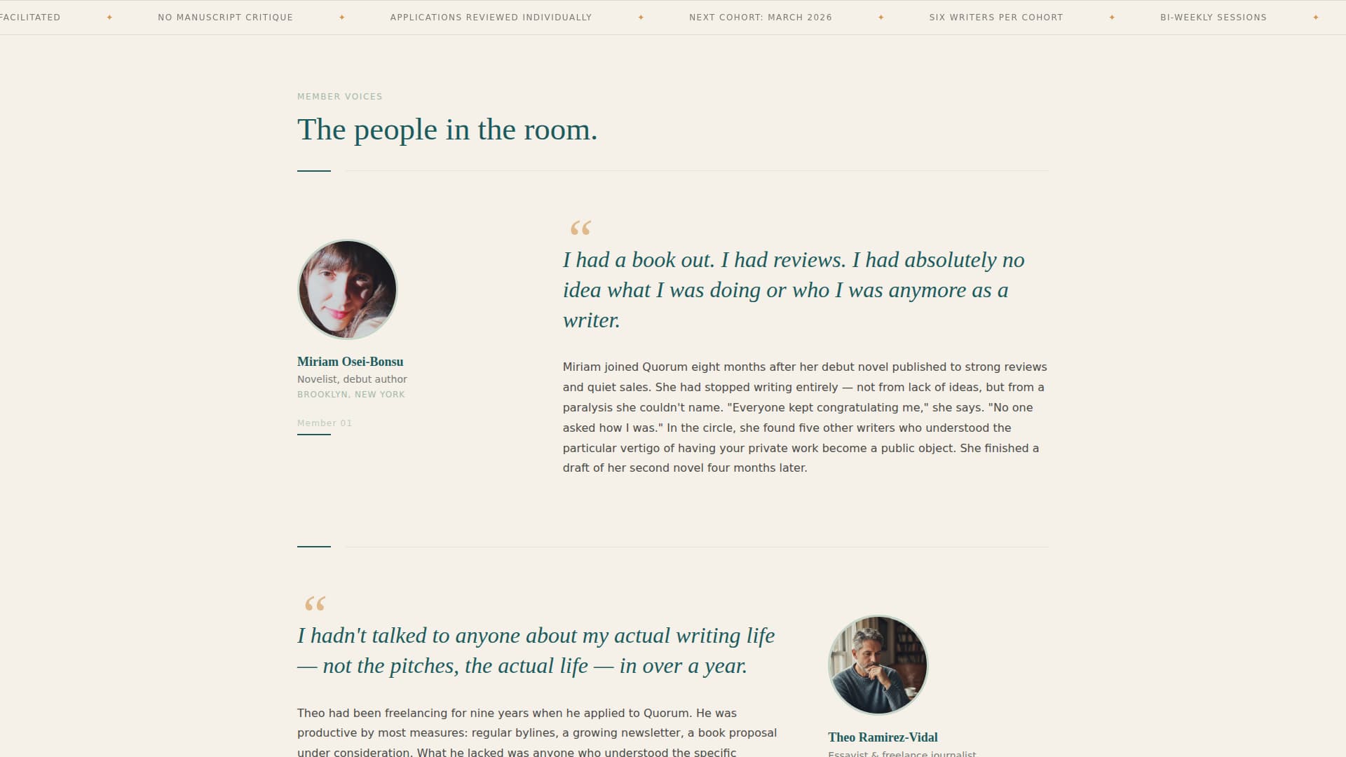 Writers & Authors Community Specialist Blog Website Template