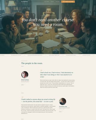 Writers & Authors Community Specialist Blog Website Template