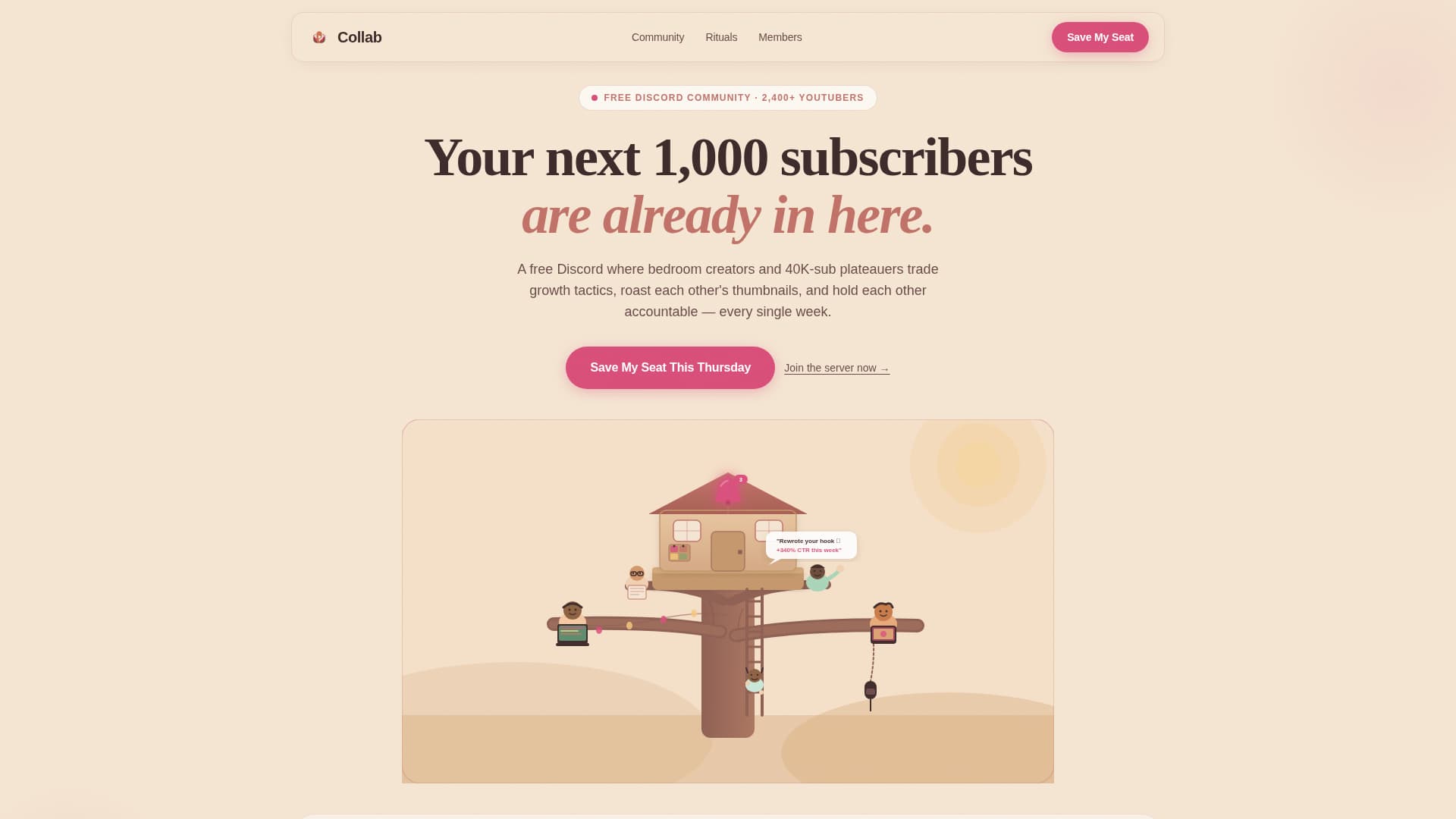 YouTubers Community Professional Website Template