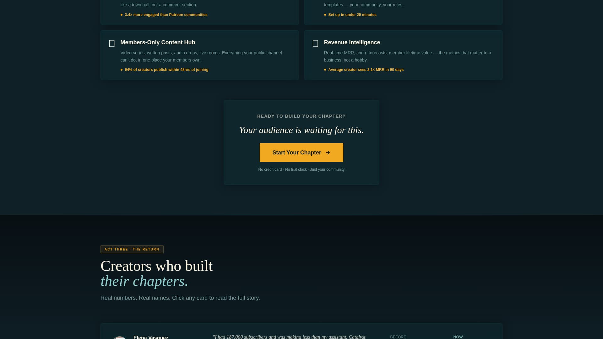 YouTubers Community Complete Professional Website Template