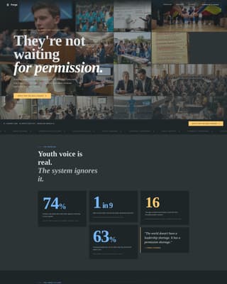 Youth Organization & Club Specialist Professional Website Template