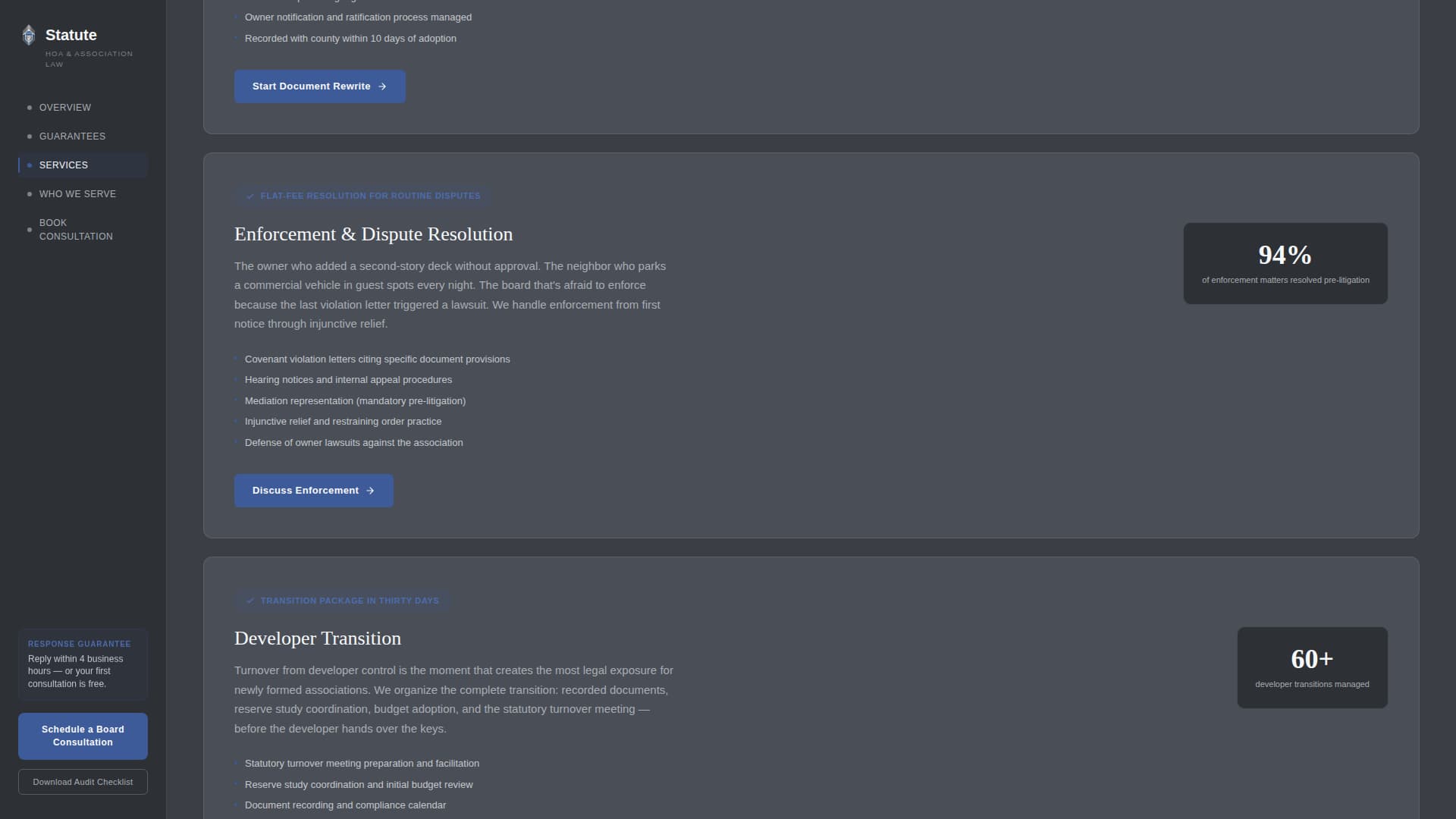 Real Estate & Property Law Booking Website Template