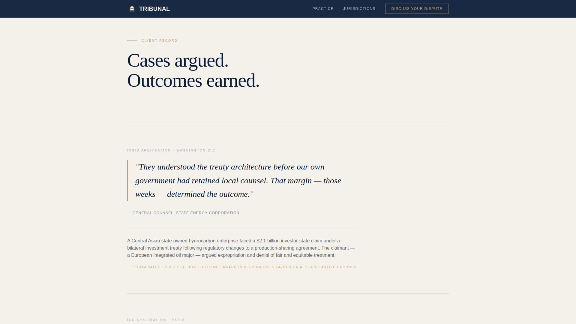 Specialist Mediation & Alternative Dispute Reviews & Social Proof Website Template