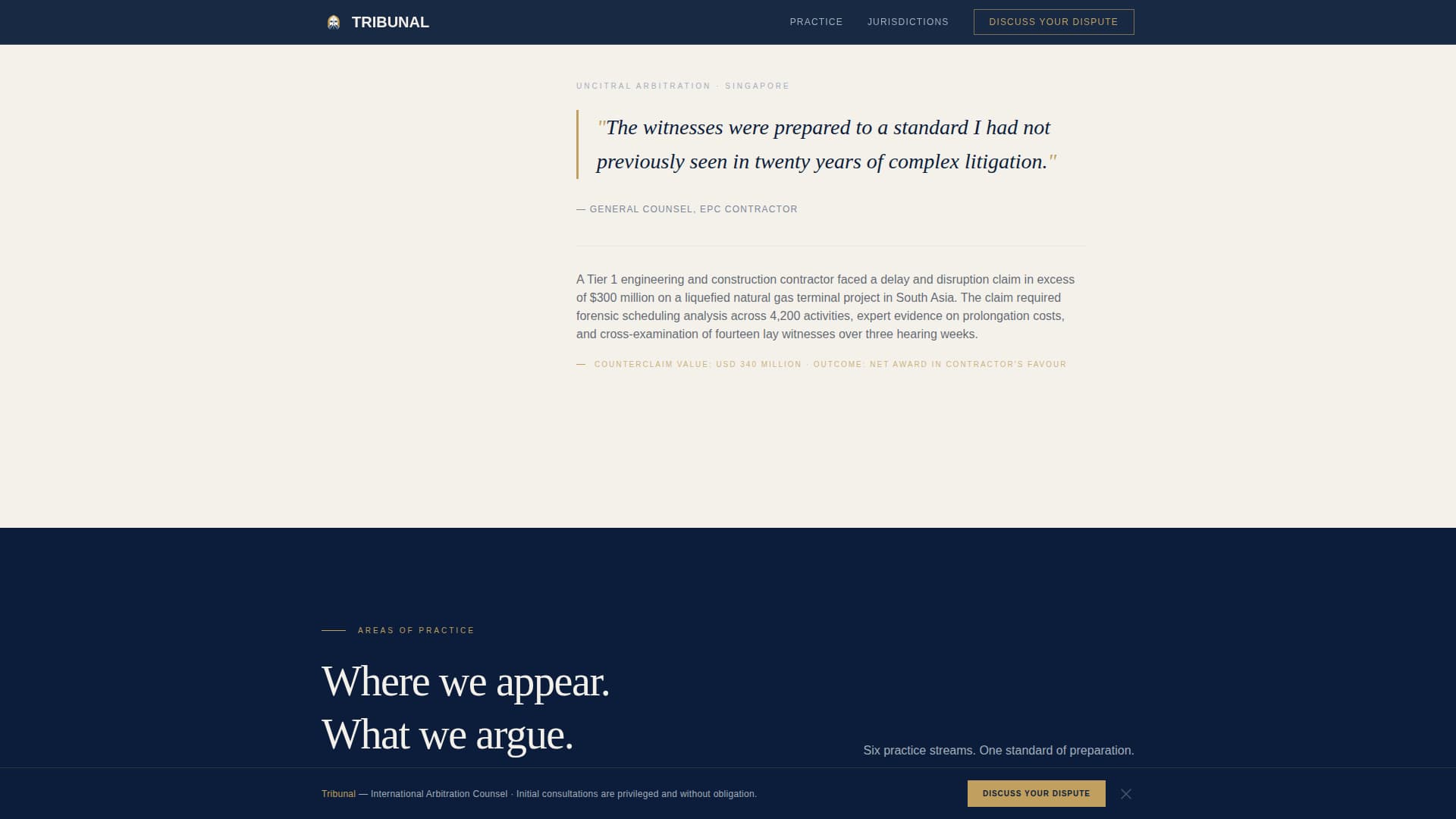 Specialist Mediation & Alternative Dispute Reviews & Social Proof Website Template