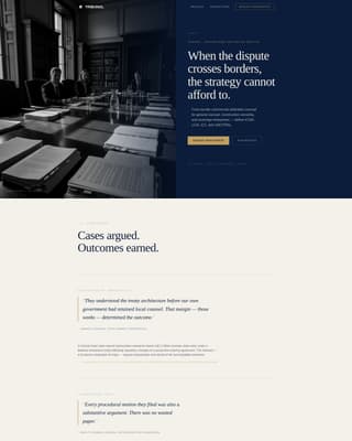 Specialist Mediation & Alternative Dispute Reviews & Social Proof Website Template