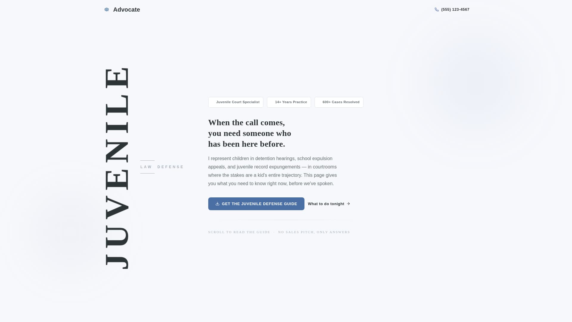 Family & Domestic Law Professional Website Template