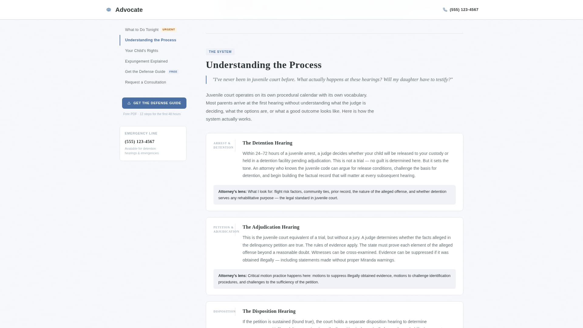 Family & Domestic Law Professional Website Template