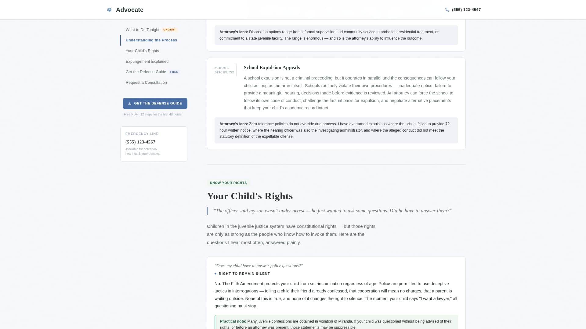Family & Domestic Law Professional Website Template