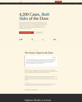 Real Estate & Property Law Portfolio Website Template
