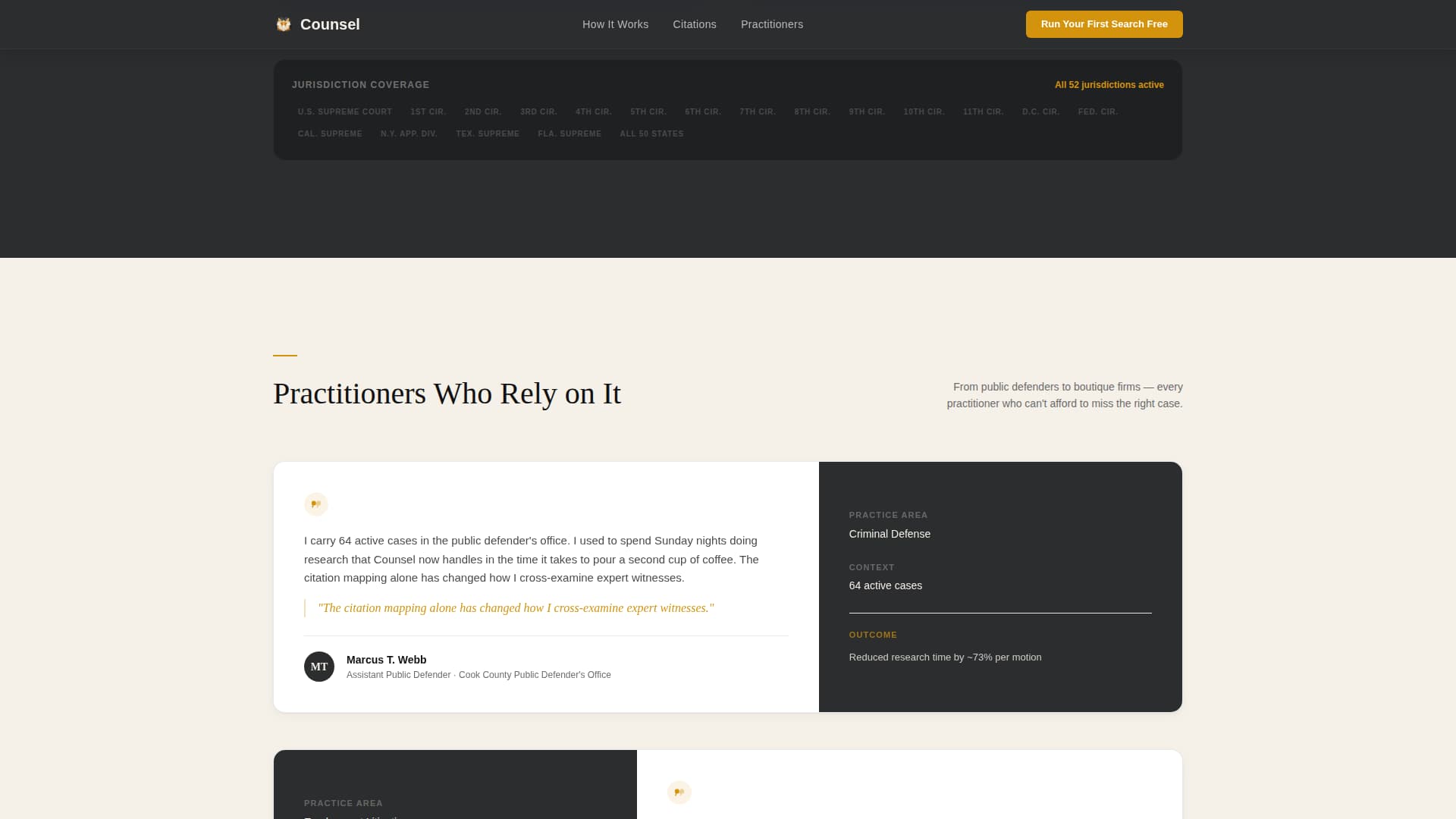 LegalTech & Compliance Software Professional Website Template