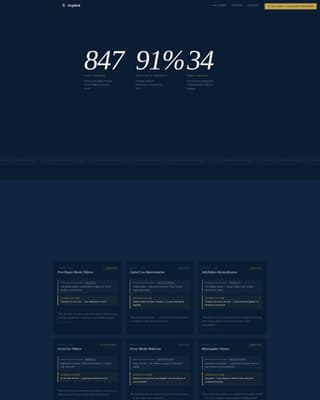 Criminal Defense Specialist Booking Website Template
