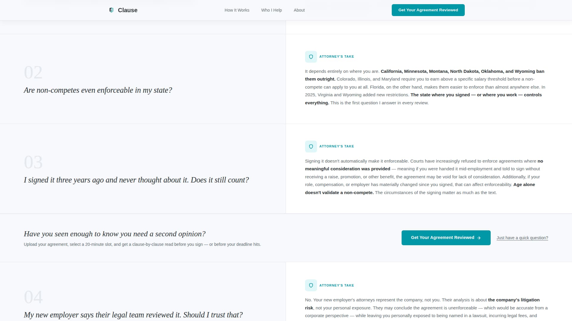 Employment & Labor Law Booking Website Template