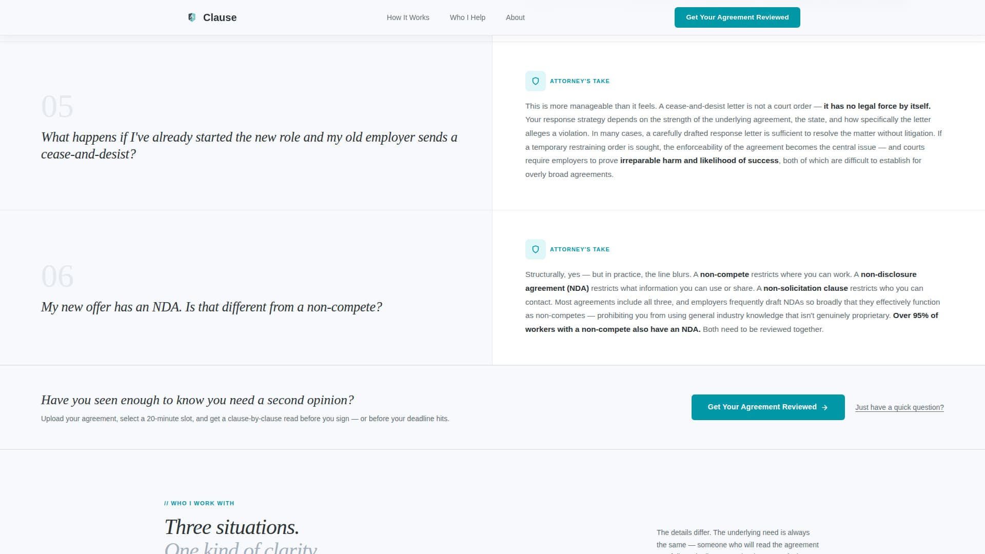 Employment & Labor Law Booking Website Template