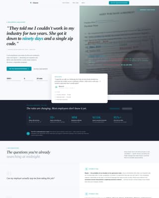 Employment & Labor Law Booking Website Template