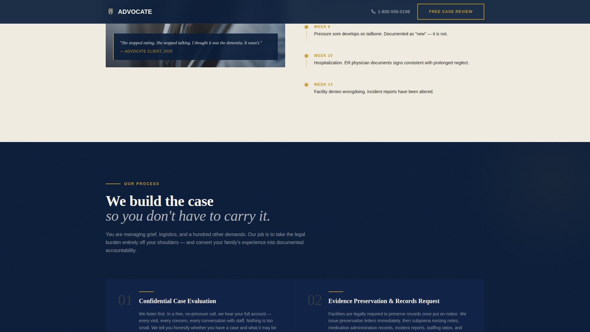 Personal Injury & Litigation Professional Website Template