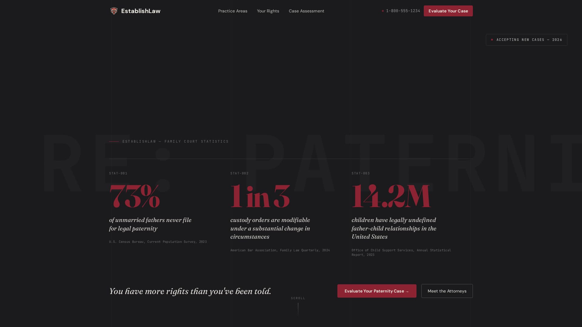 Family & Domestic Law Advanced Booking Website Template