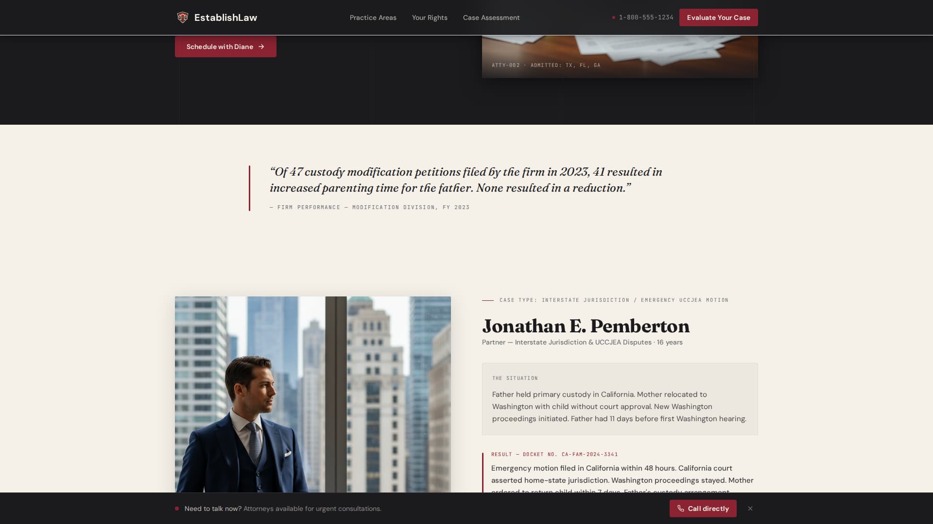 Family & Domestic Law Advanced Booking Website Template