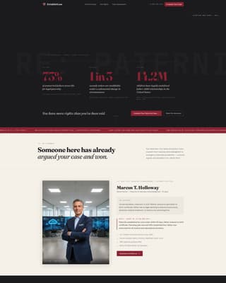 Family & Domestic Law Advanced Booking Website Template