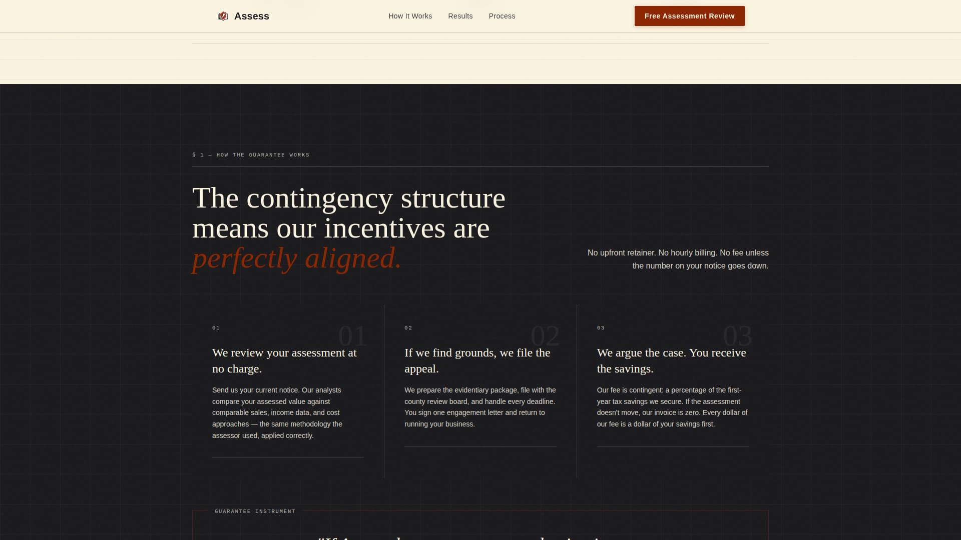 Real Estate & Property Law Pricing Website Template
