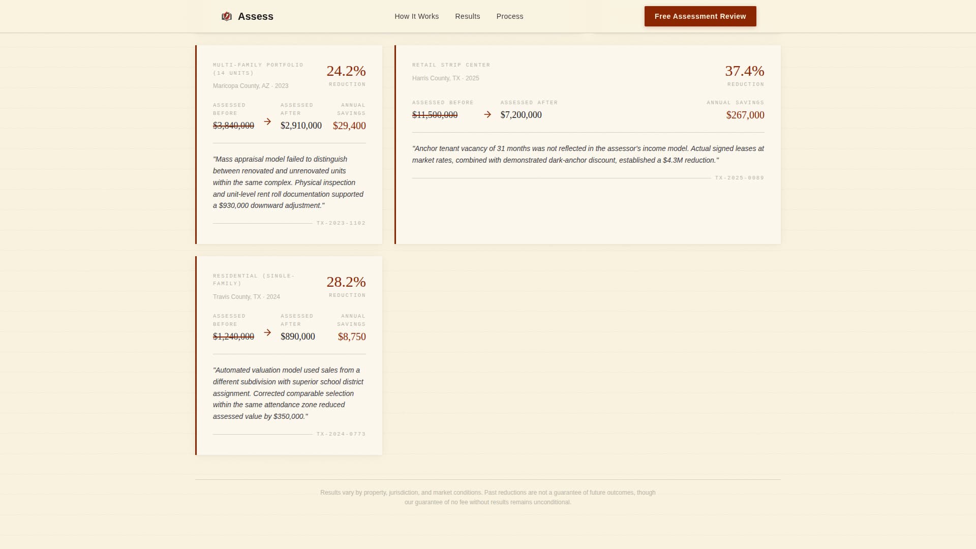 Real Estate & Property Law Pricing Website Template