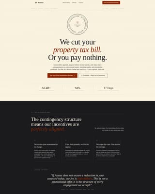 Real Estate & Property Law Pricing Website Template