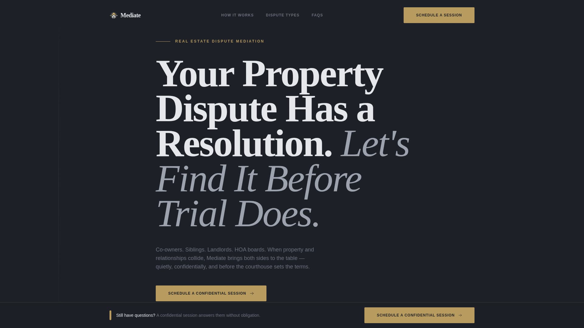 Real Estate & Property Law Booking Website Template