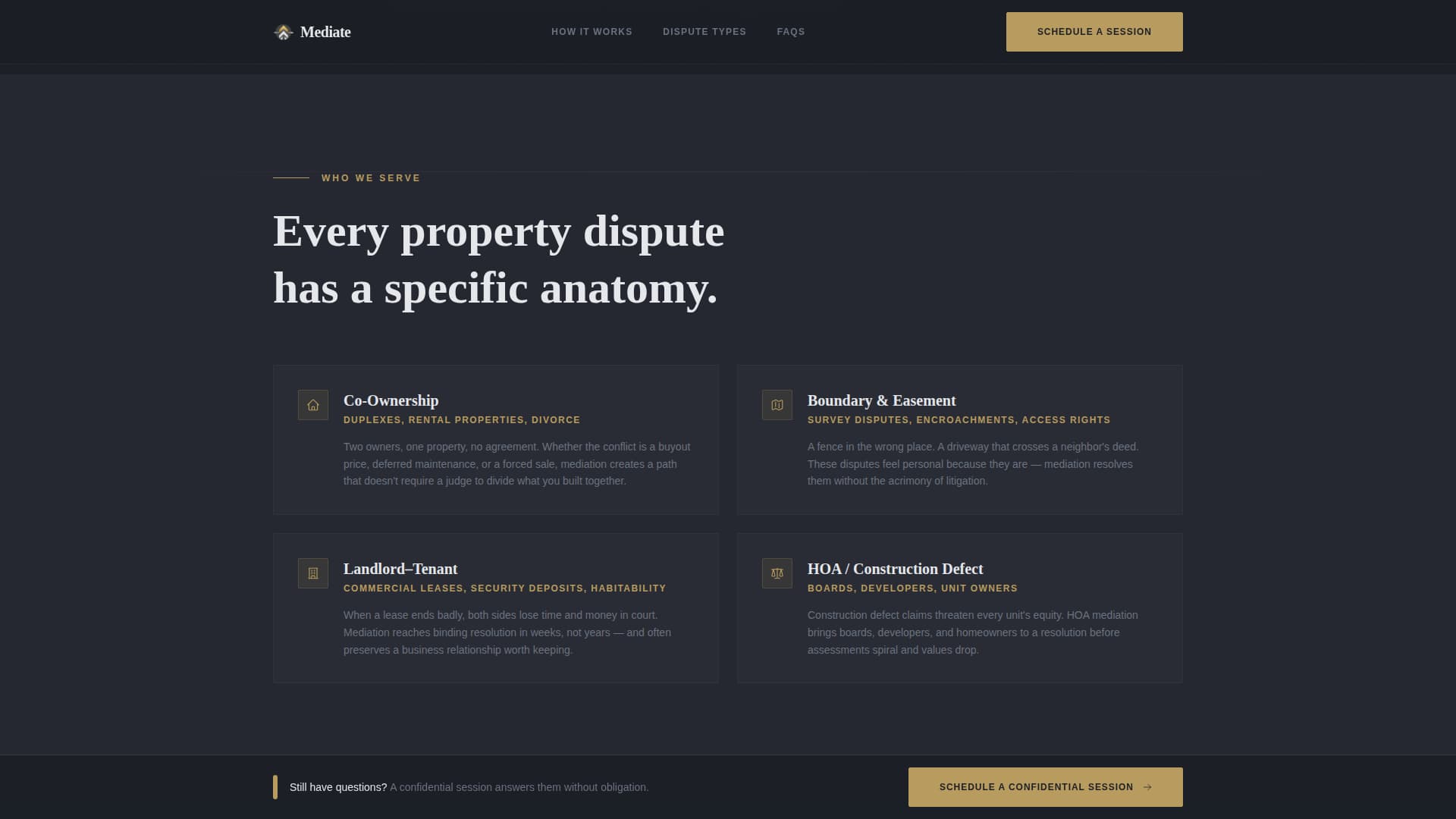 Real Estate & Property Law Booking Website Template