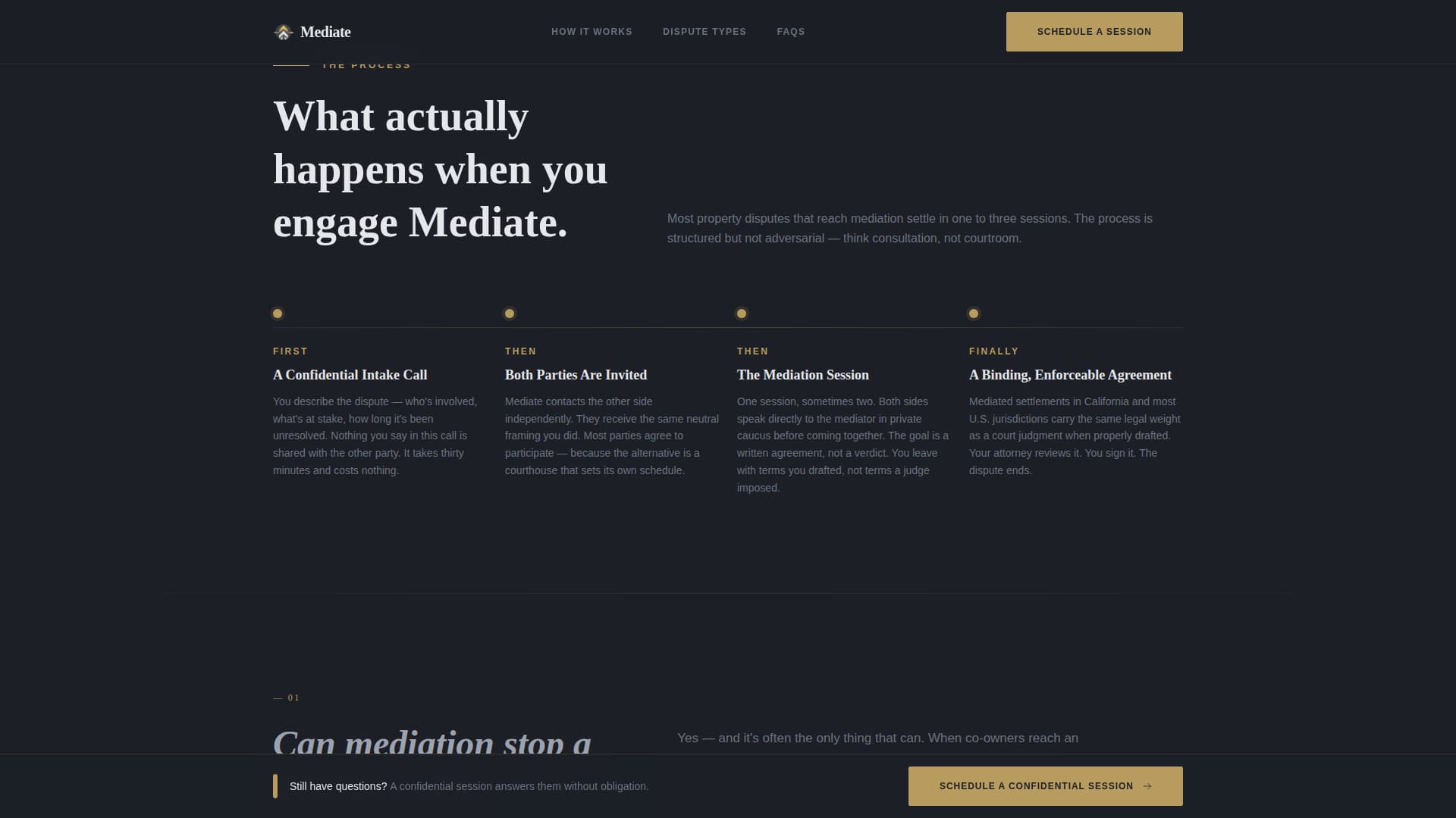 Real Estate & Property Law Booking Website Template