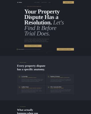 Real Estate & Property Law Booking Website Template