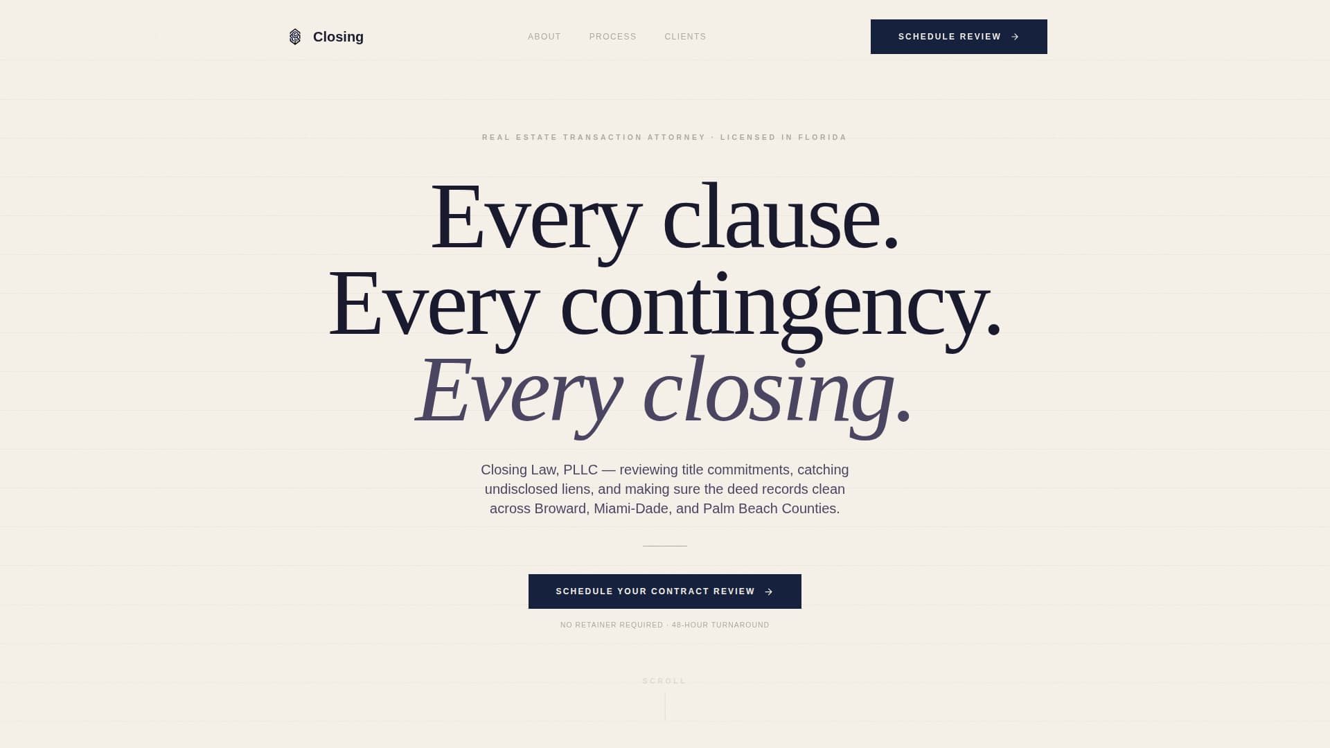 Real Estate & Property Law Advanced Booking Website Template